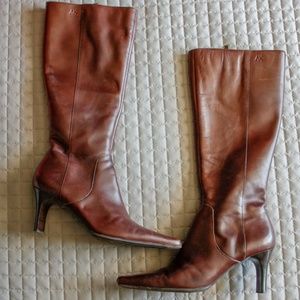 Anne Klein Size 9 Chocolate Brown Dress Boots
